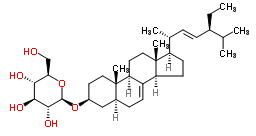 α-菠甾醇-3-O-β-D-葡萄糖苷_1745-36-4