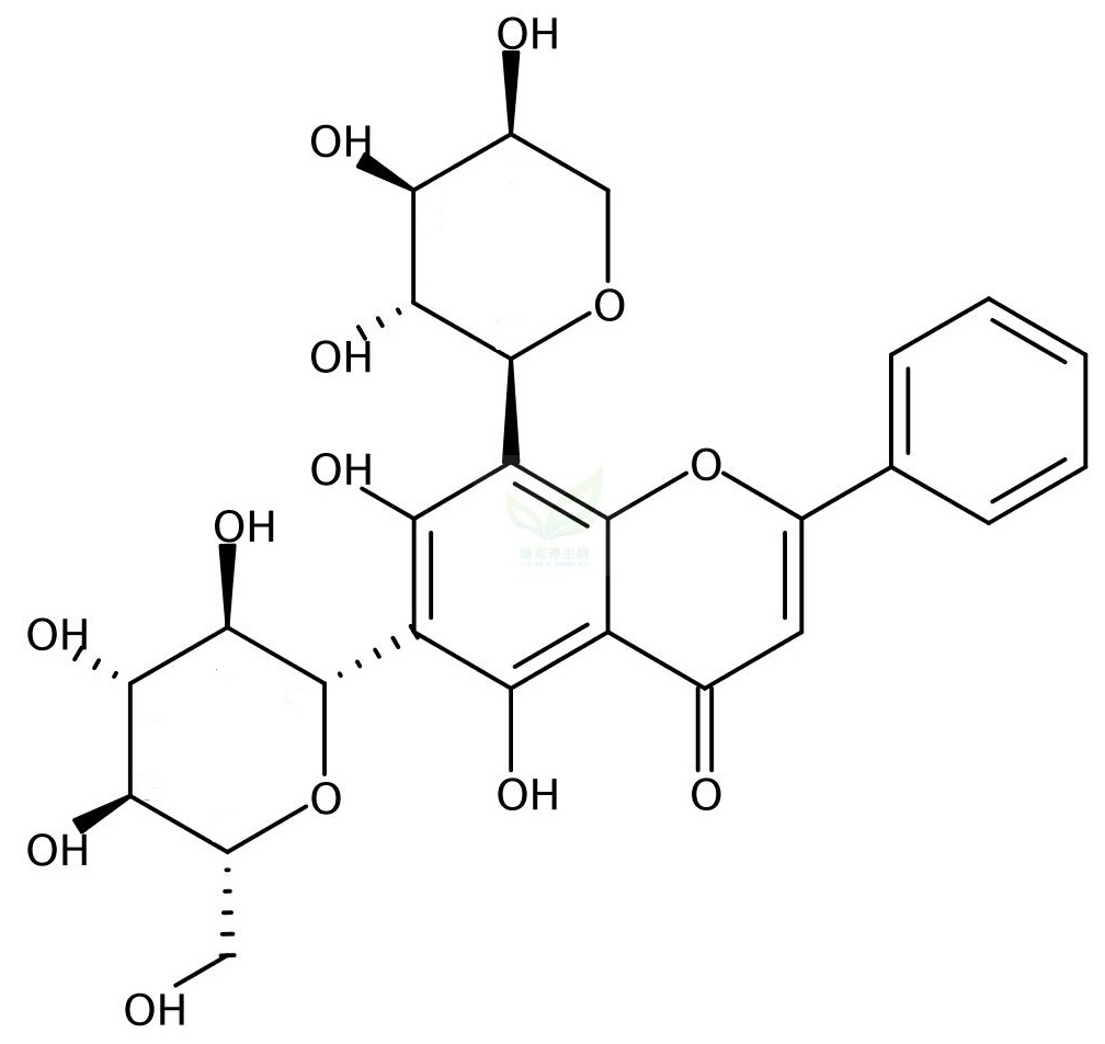 白楊素 6-C-葡萄糖 8-C-阿拉伯糖苷_185145-34-0